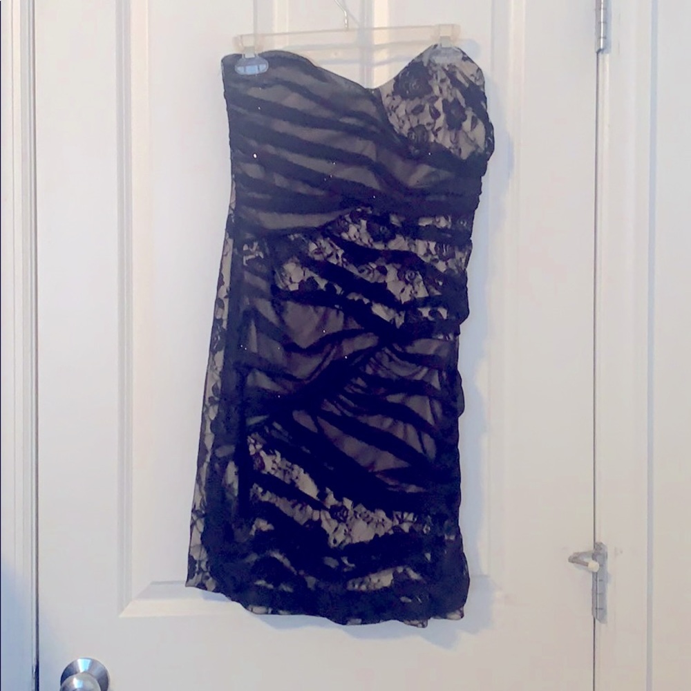 Strapless Black Dress